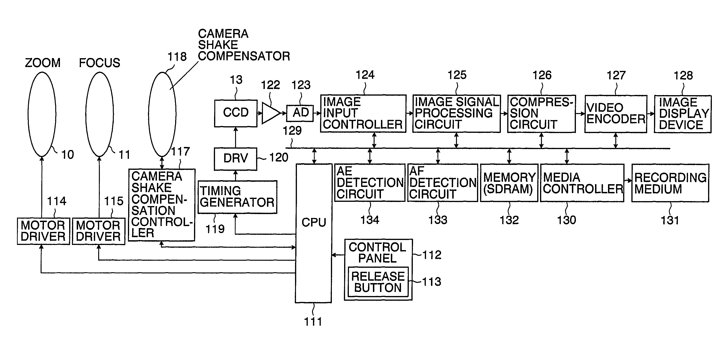 Shake detection apparatus and shake detection method