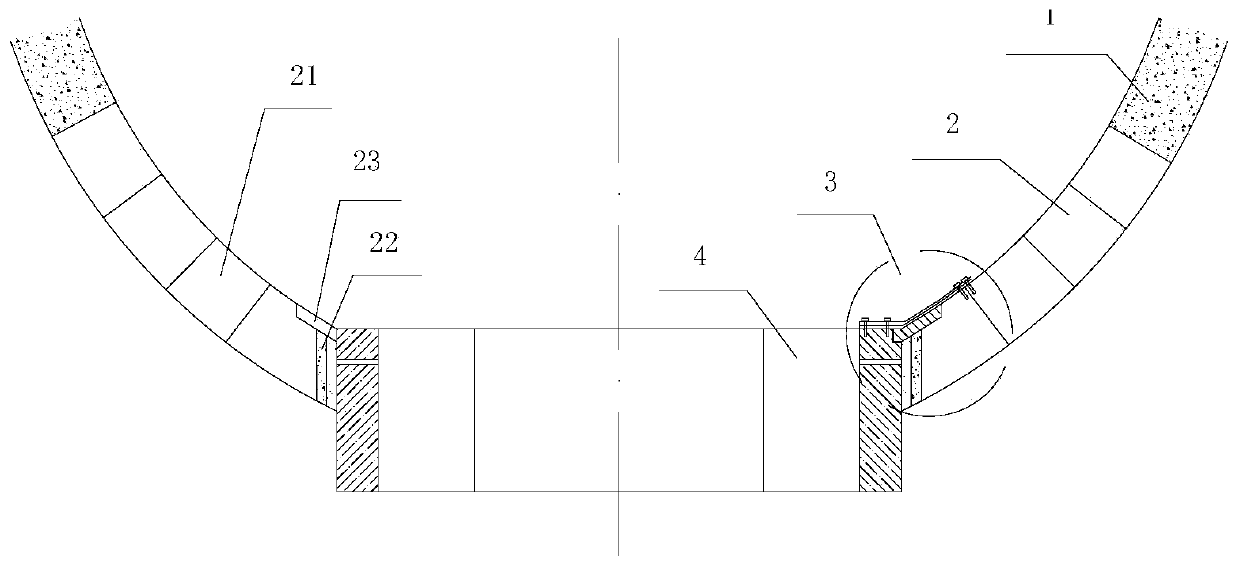 Assembled communication channel structure and its construction method