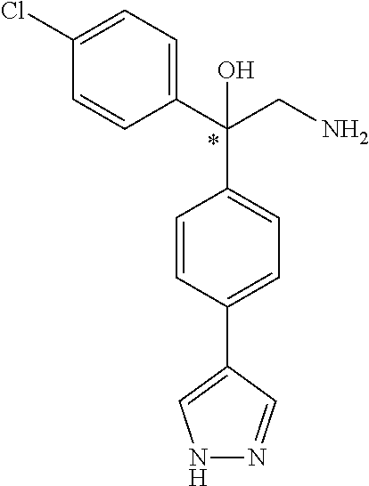 Compositions comprising (s)-2-amino-1-(4-chlorophenyl)-1-[4-(1h-pyrazol-4-yl)-phenyl]-ethanol as modulator of protein kinases