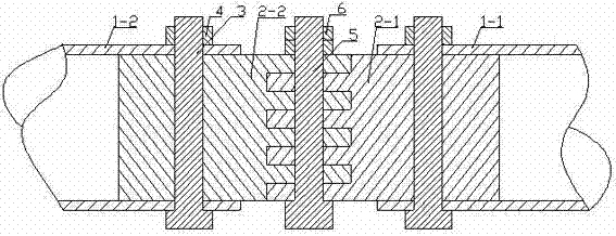 Wind power sectional-type blade