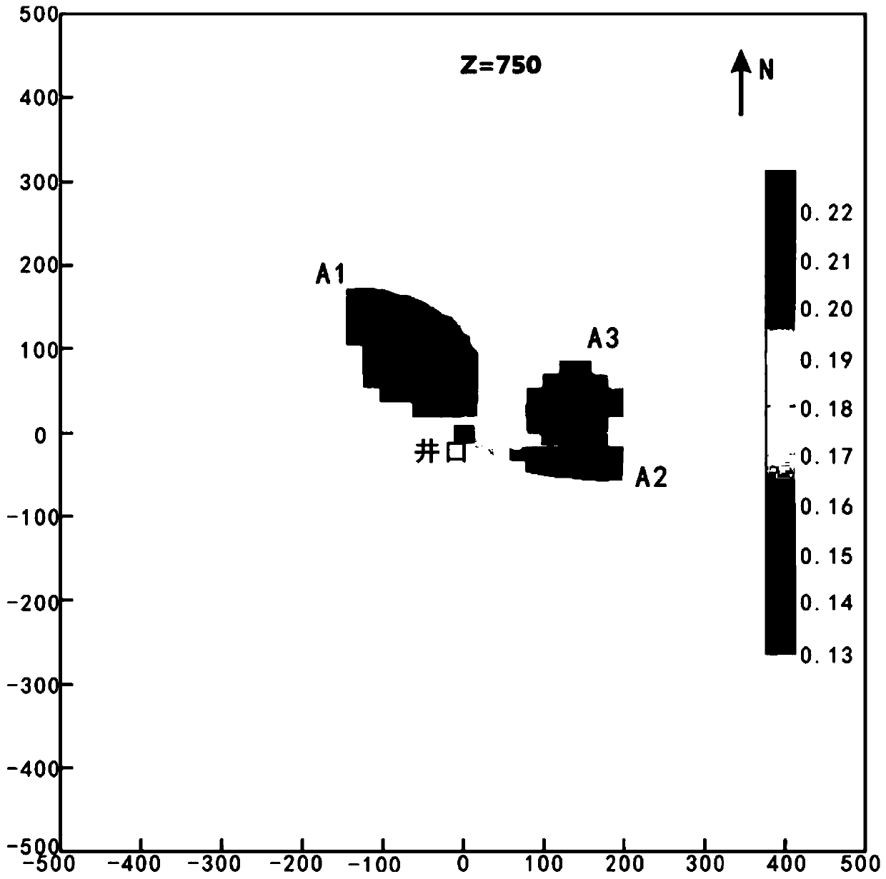 Mining area hydrofracture crack microseism monitoring application method