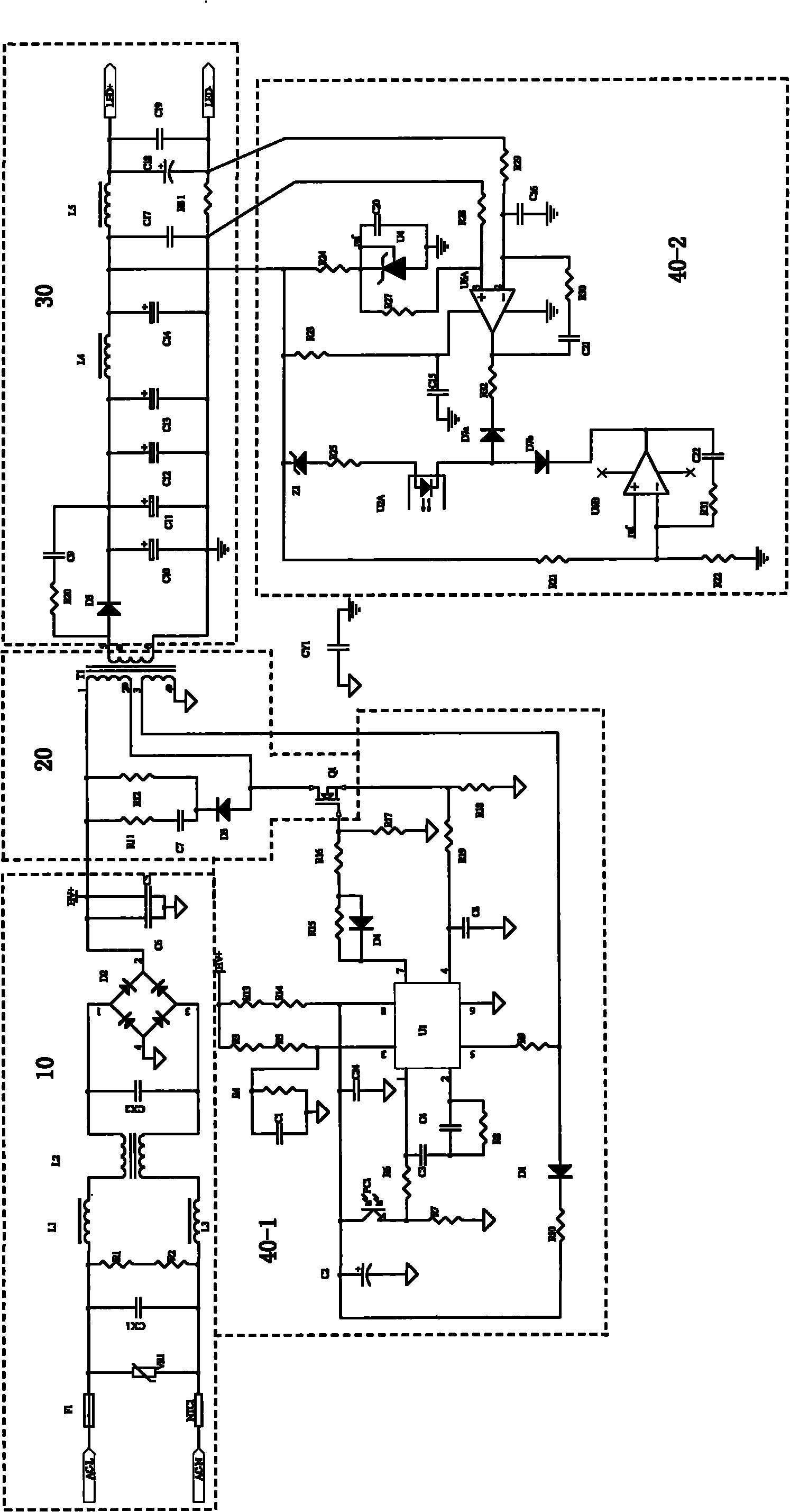 LED power driving circuit