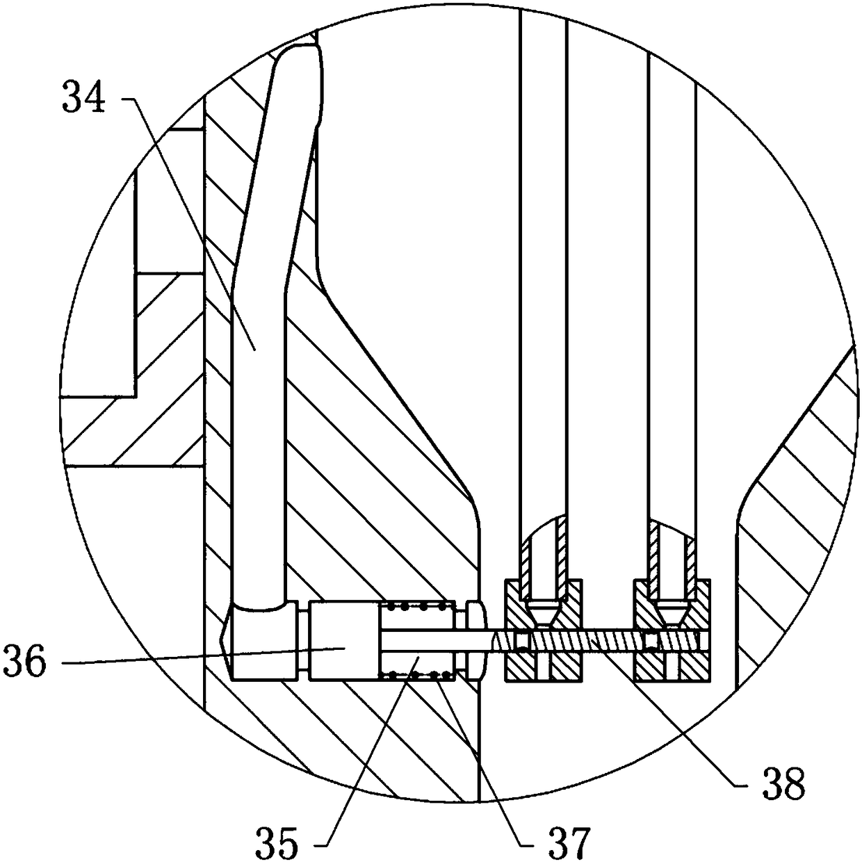 Fabric disinfecting device