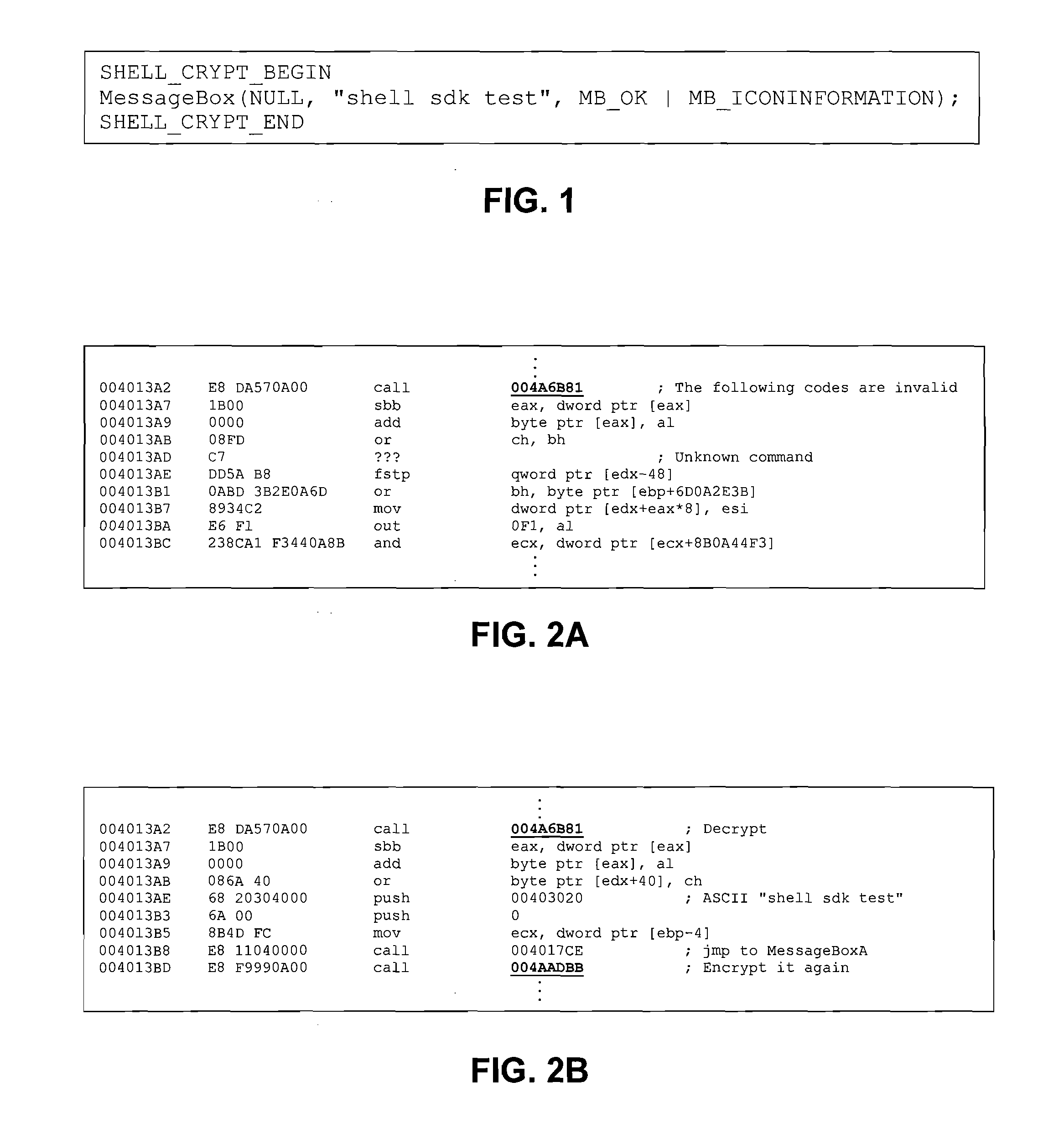 Software License Embedded In Shell Code