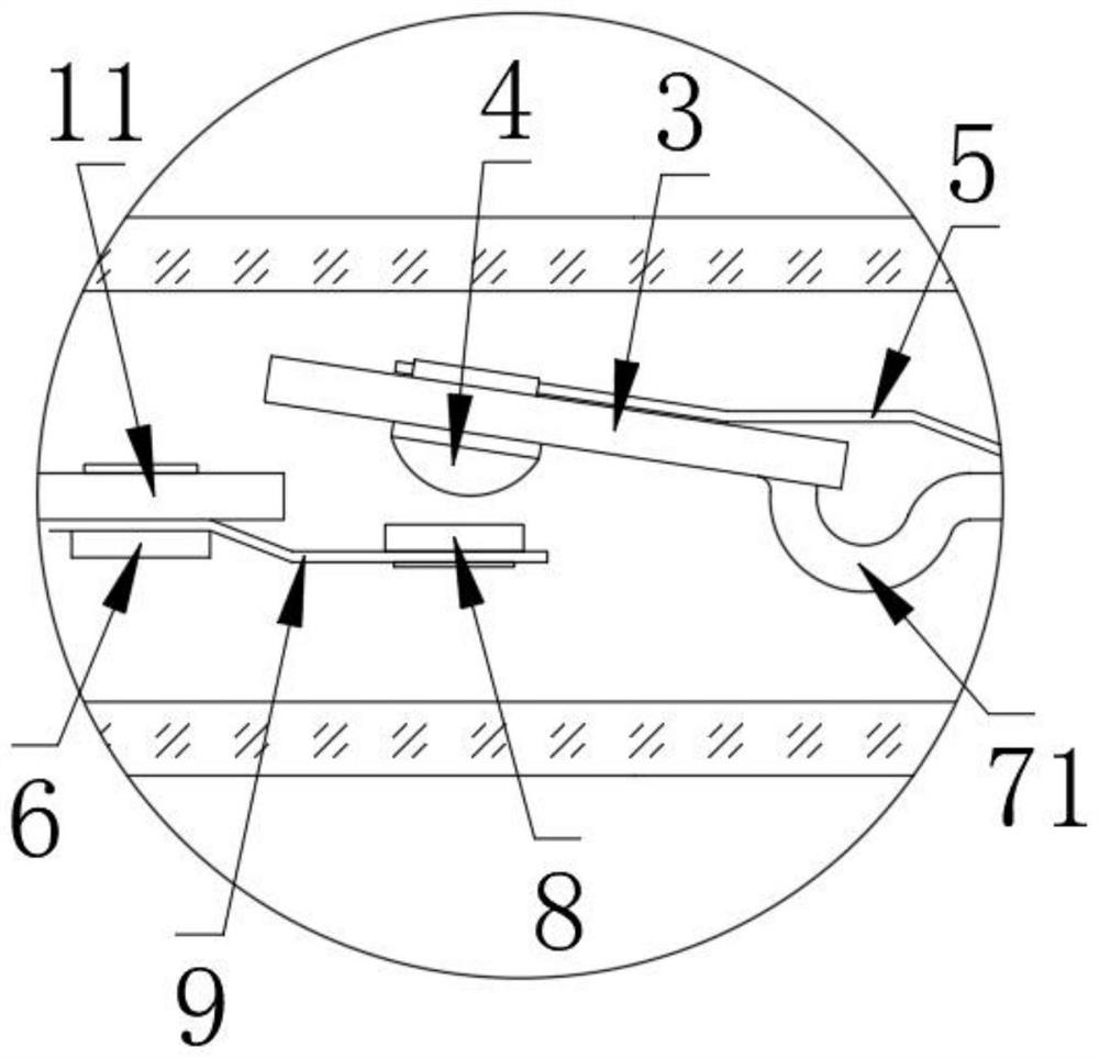 Heavy-load reed switch structure