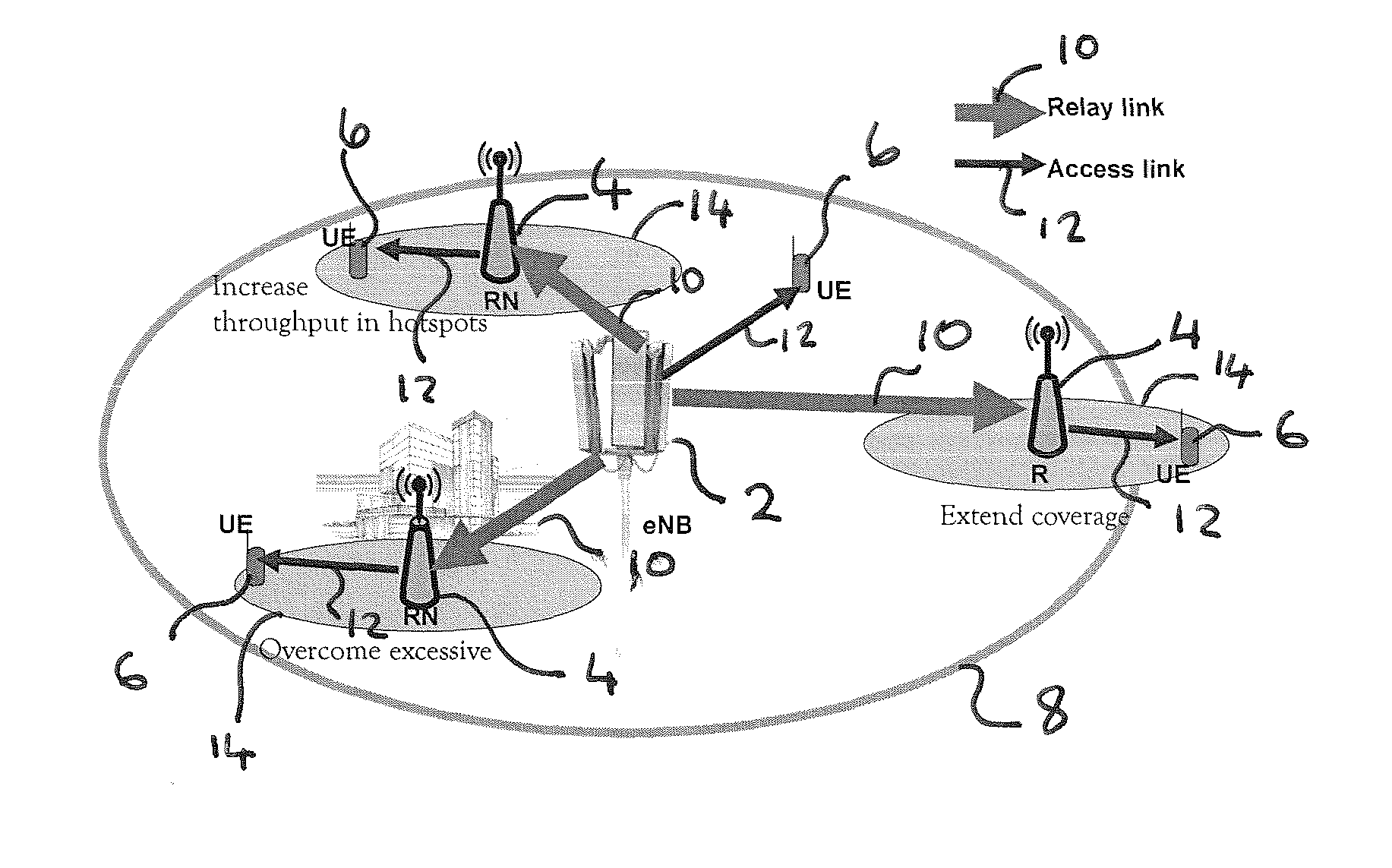 Method And Apparatus For Transmitting Load Information Among Nodes In A Radio System