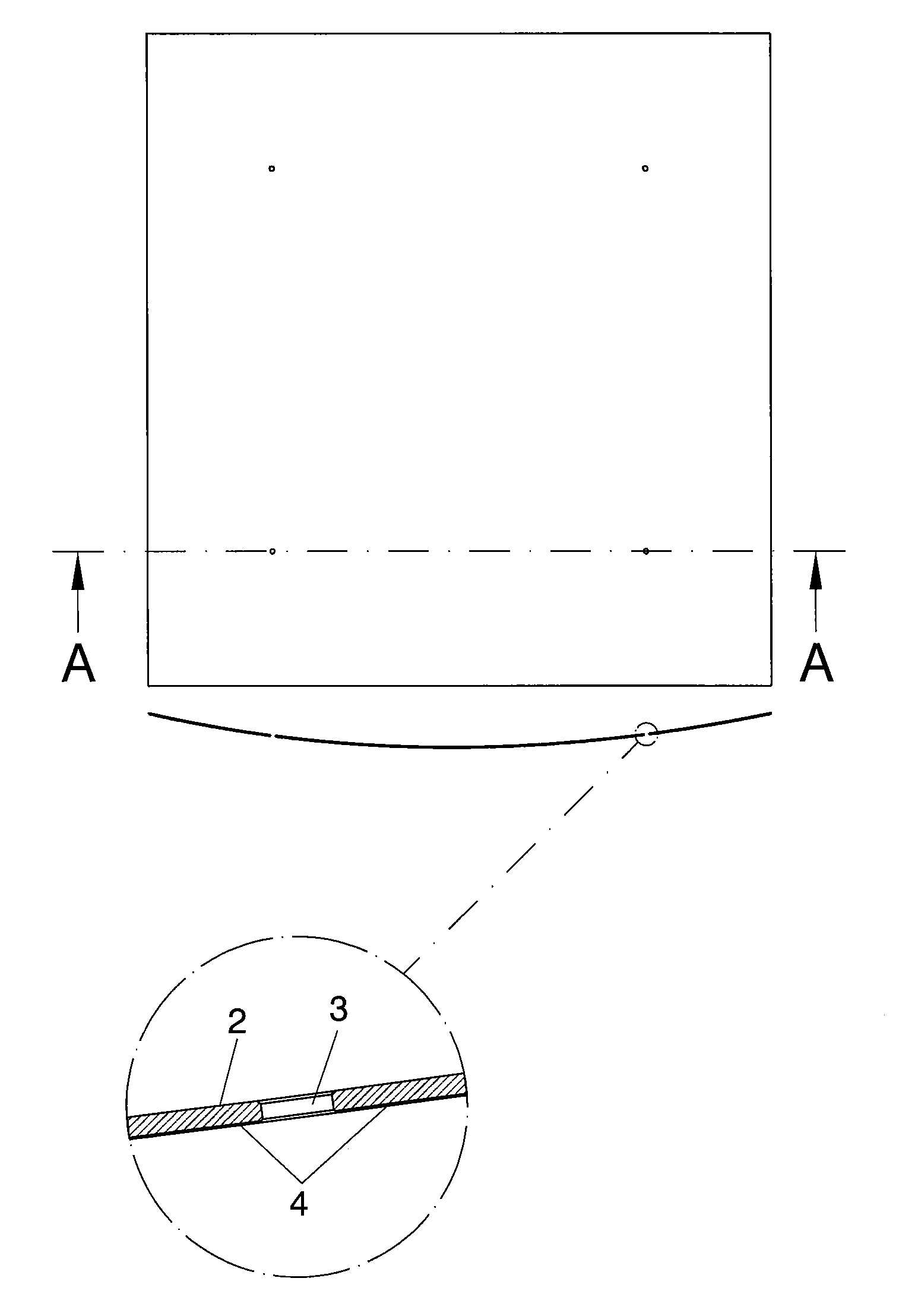 Reflector element for a solar heat reflector and the method for producing the same