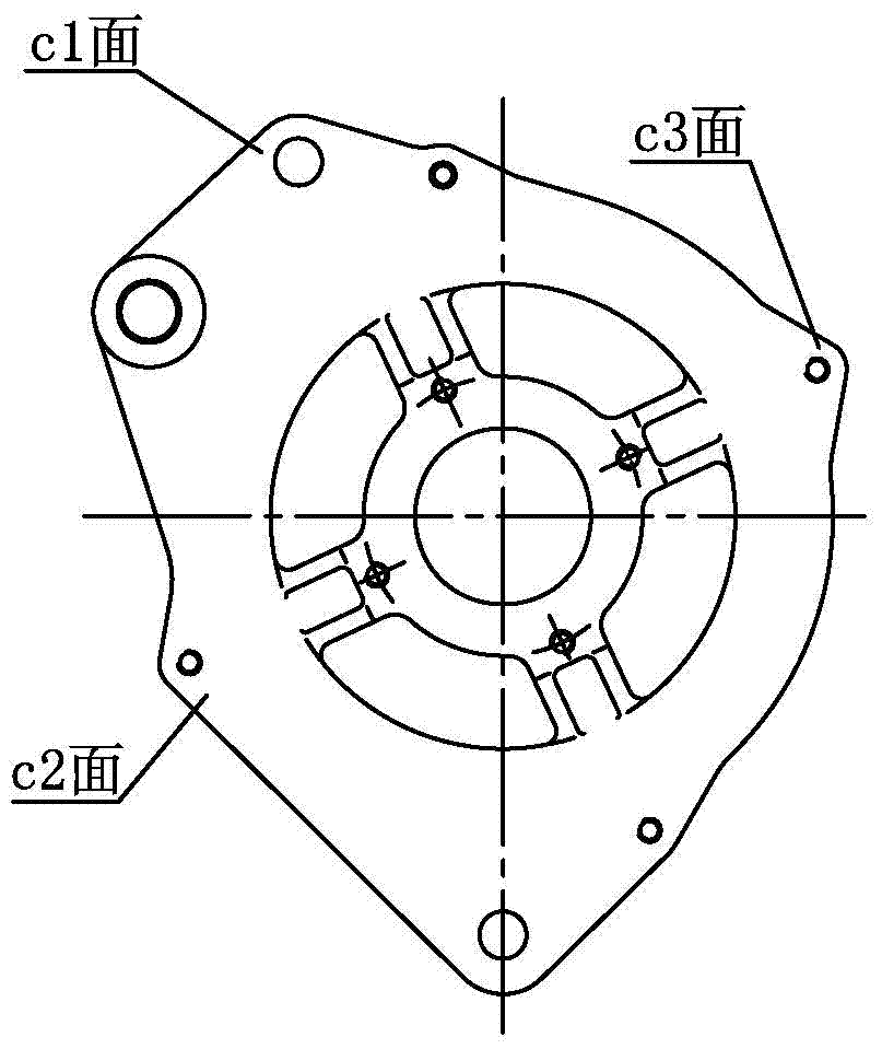 A hydraulic automatic fixture for turning motor casings