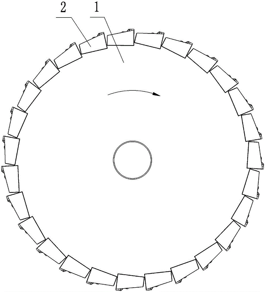 Milling tool for forming super-thick steel plate groove