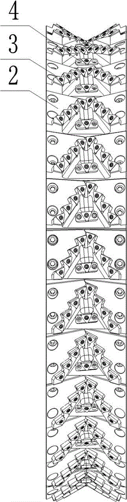 Milling tool for forming super-thick steel plate groove