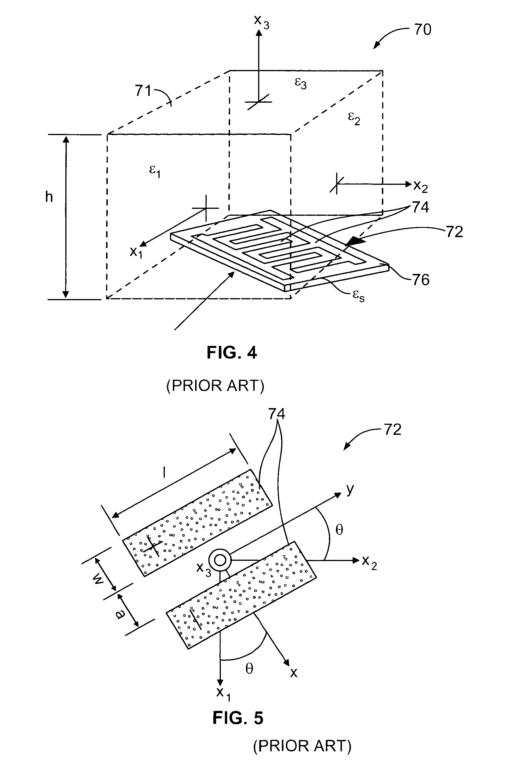 Dielectrostrictive sensor for measuring deformation