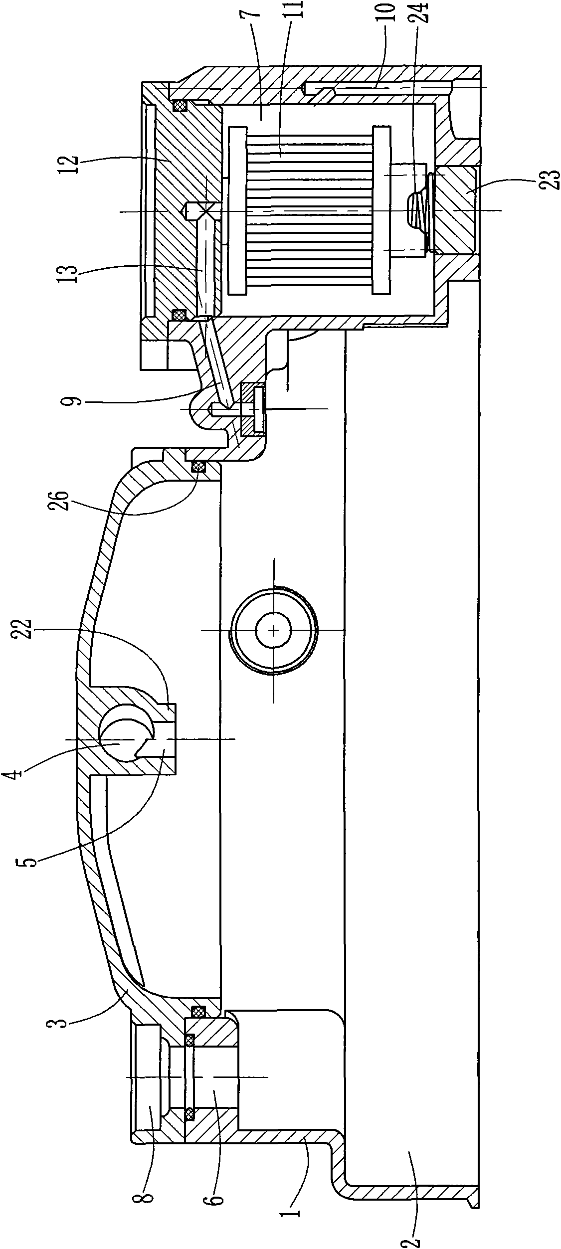 Motorcycle crankcase cover structure