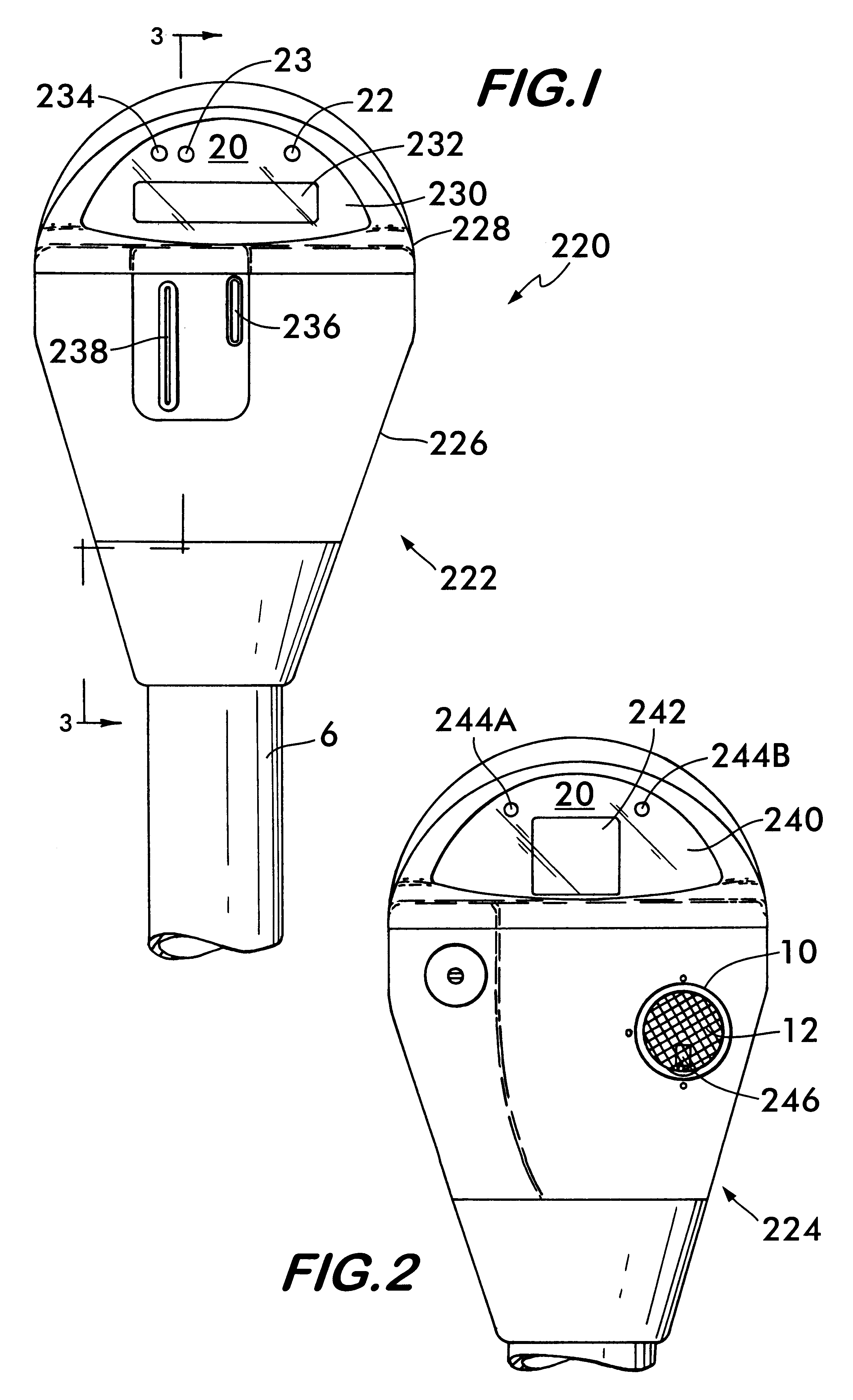 Electronic parking meter