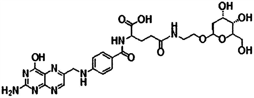 A deoxyglucose-modified folic acid derivative and its synthesis and application