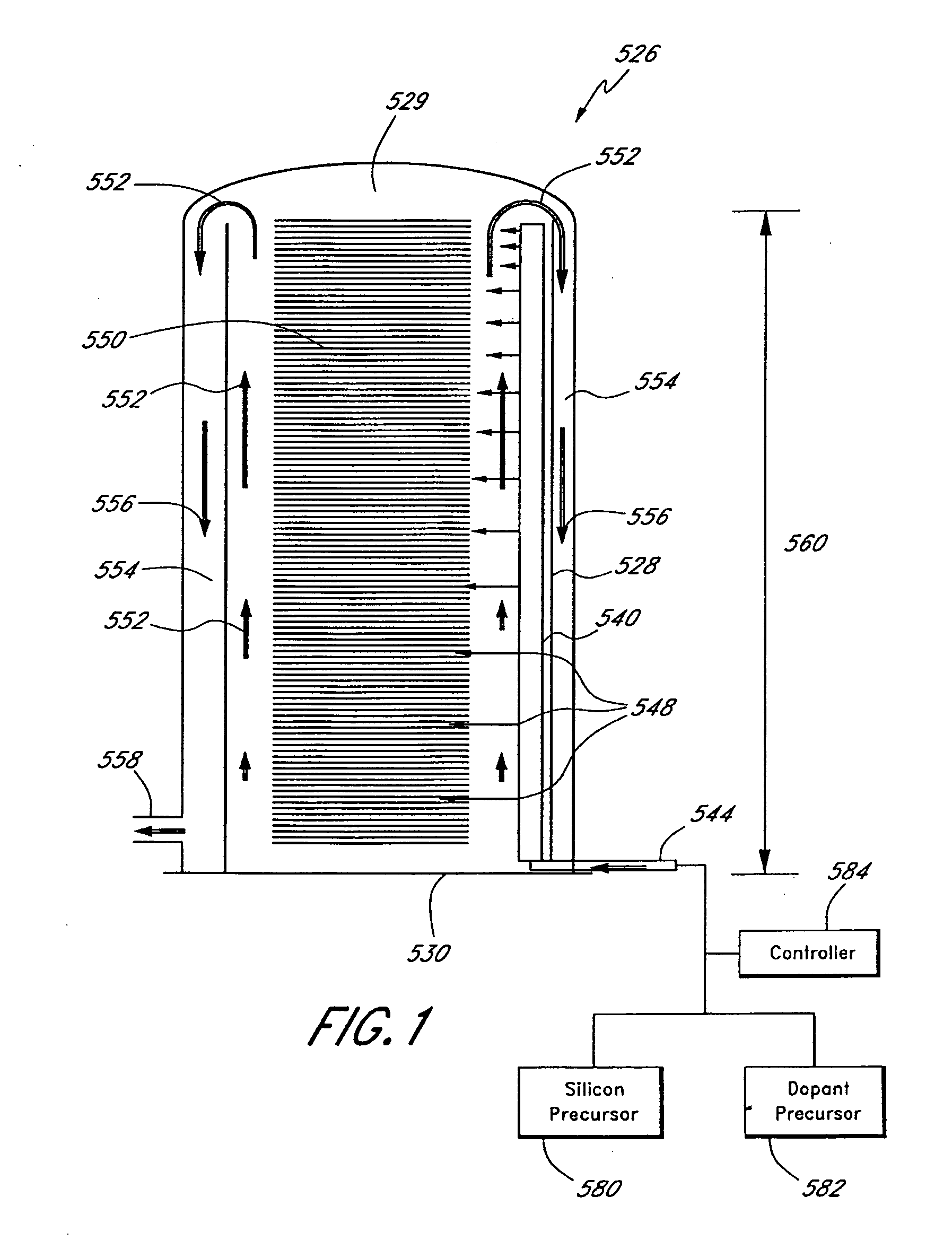 Low temperature doped silicon layer formation