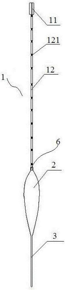 Double-flat-tail striking fishing float