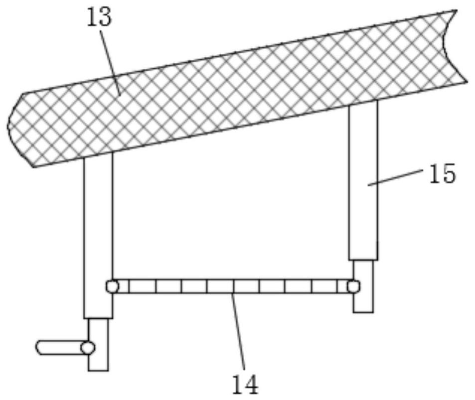 Filter screen cleaning structure