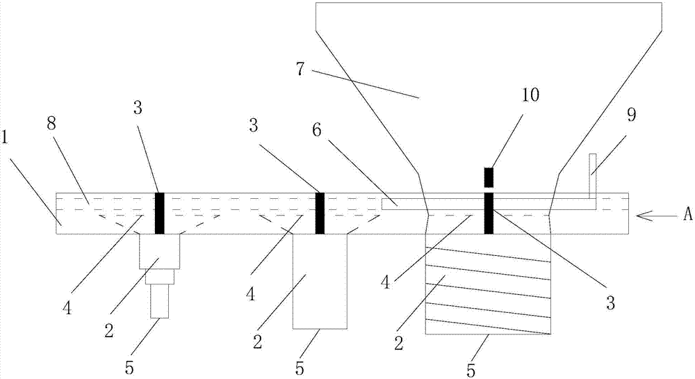 Multifunctional movable type hopper