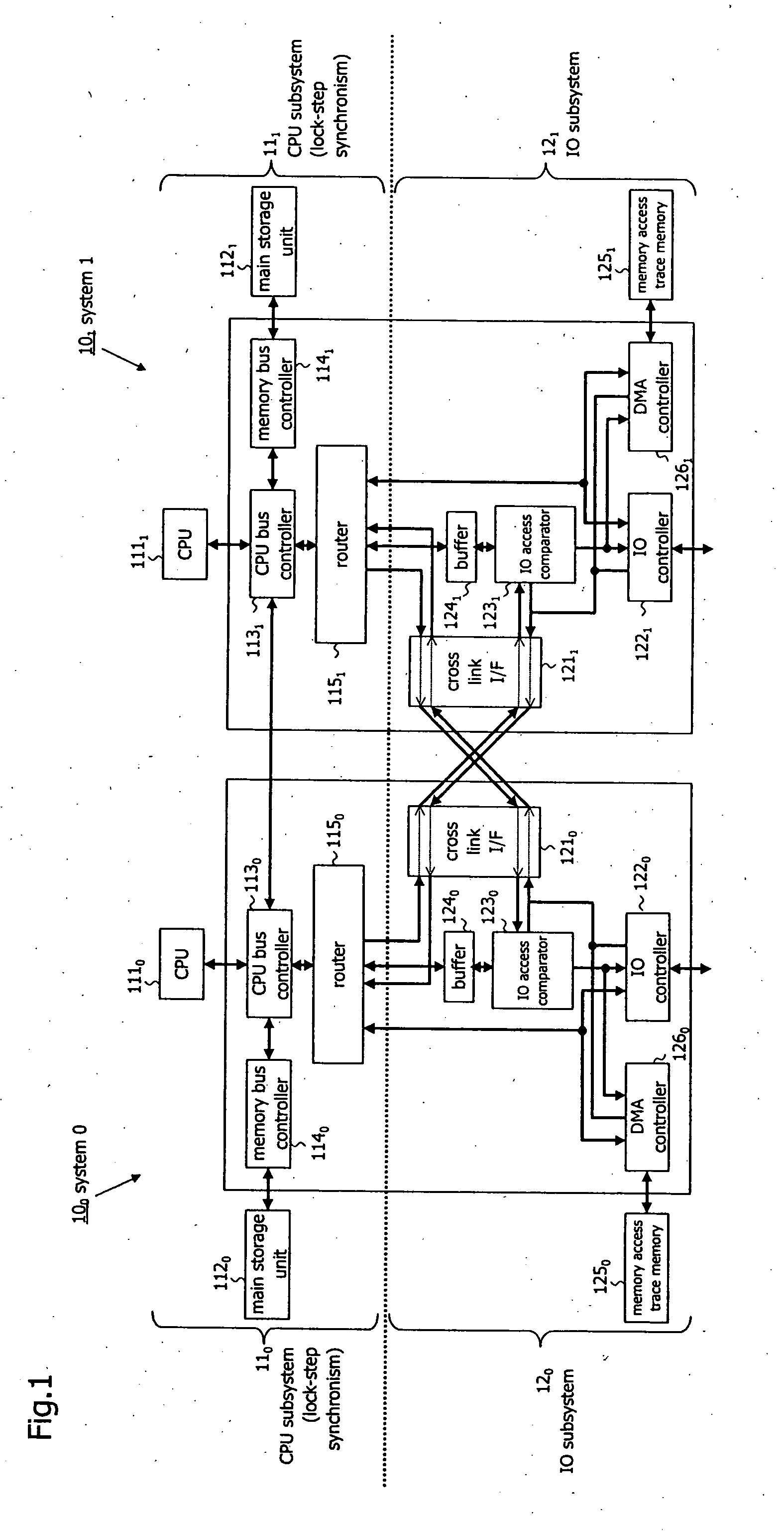 Securing time for identifying cause of asynchronism in fault-tolerant computer