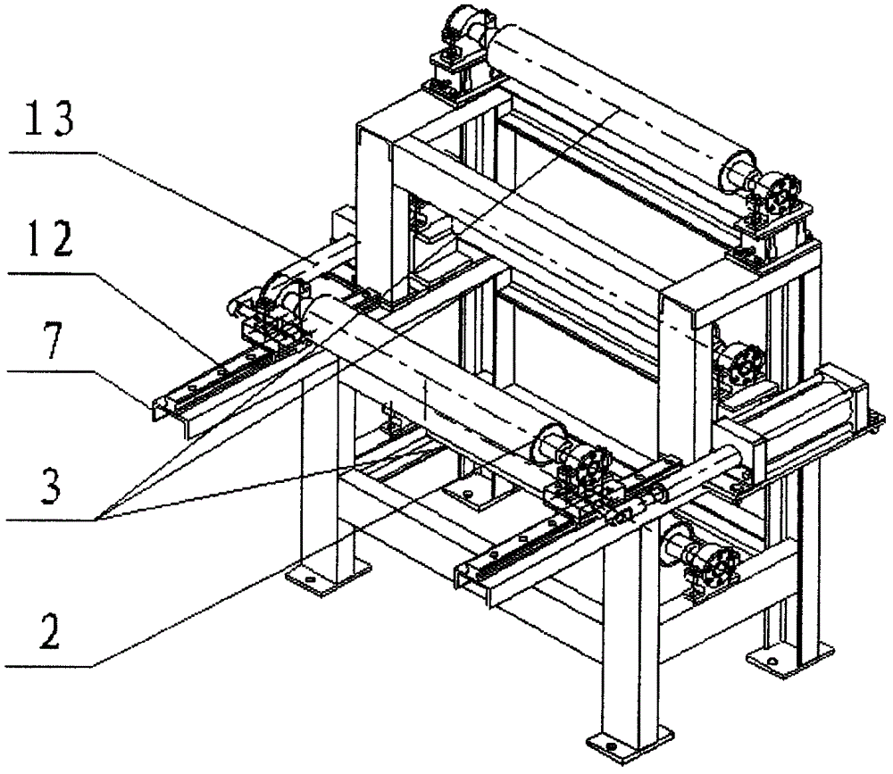 Tension adjusting mechanism for copper foil surface treating machine