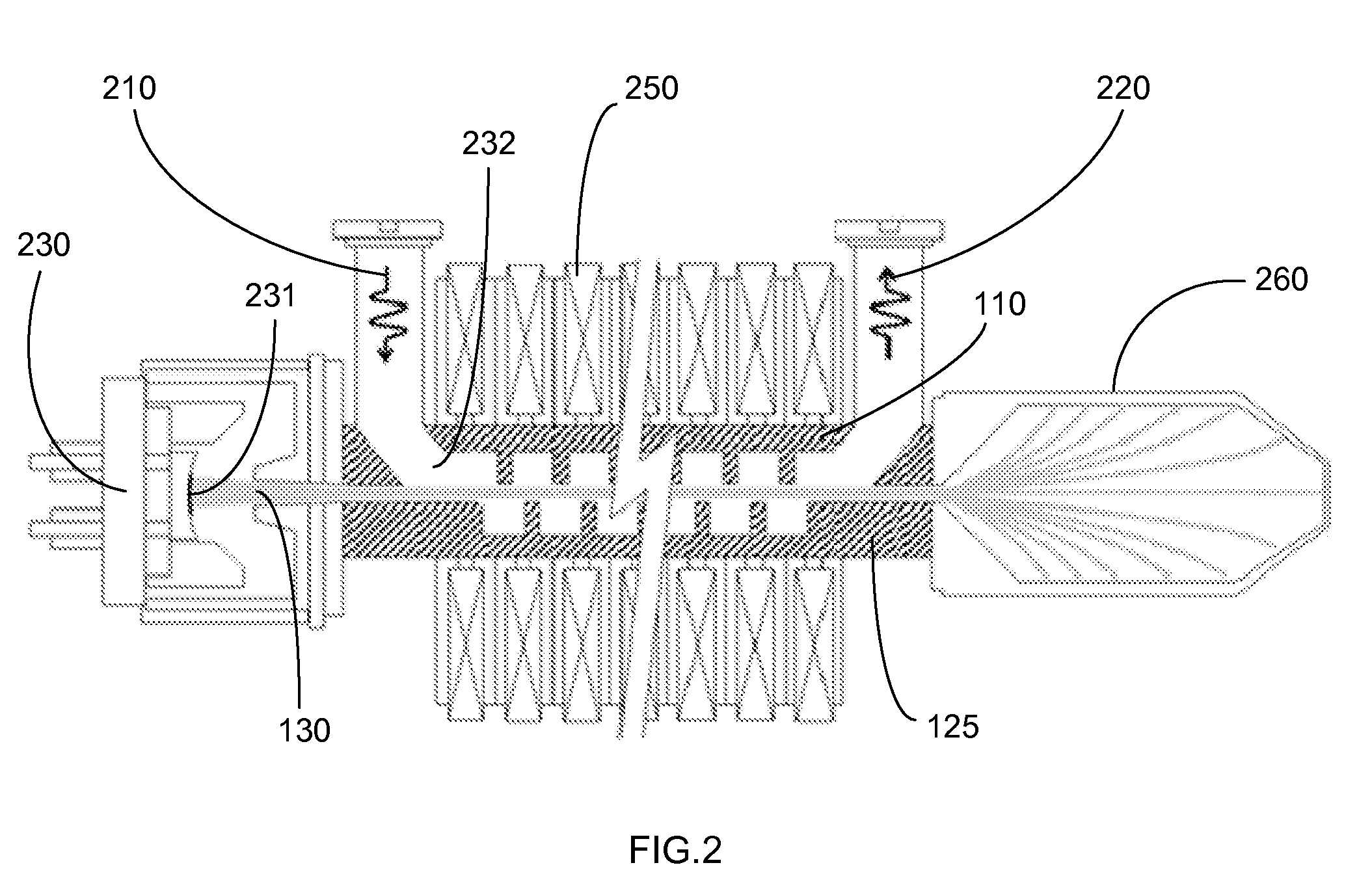 Traveling-wave tube 2D slow wave circuit