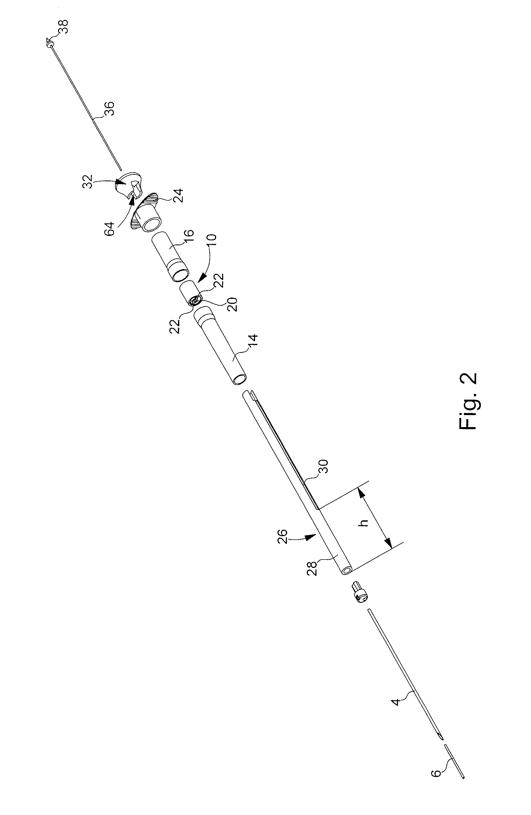 Device for the injection of a solid or semi-solid implant