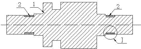 Motor mandrel surface strengthening layer compound technology