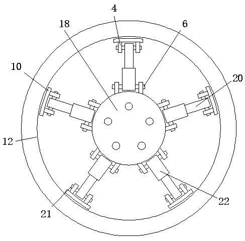 Shock insulation and absorption device of high-rise building