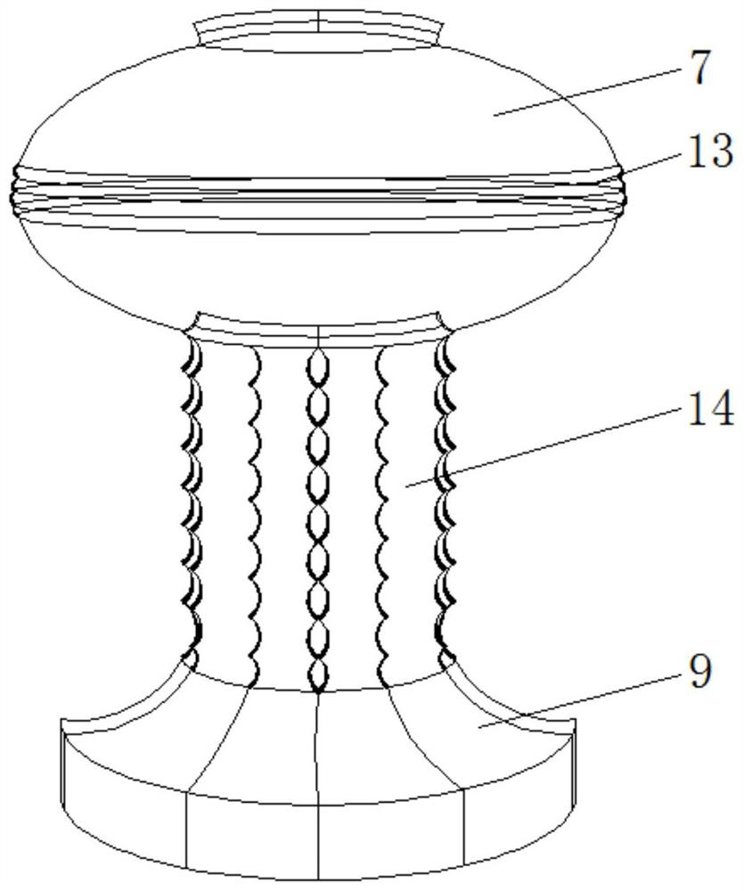 Building steel bar rust removal device capable of reducing surface abrasion