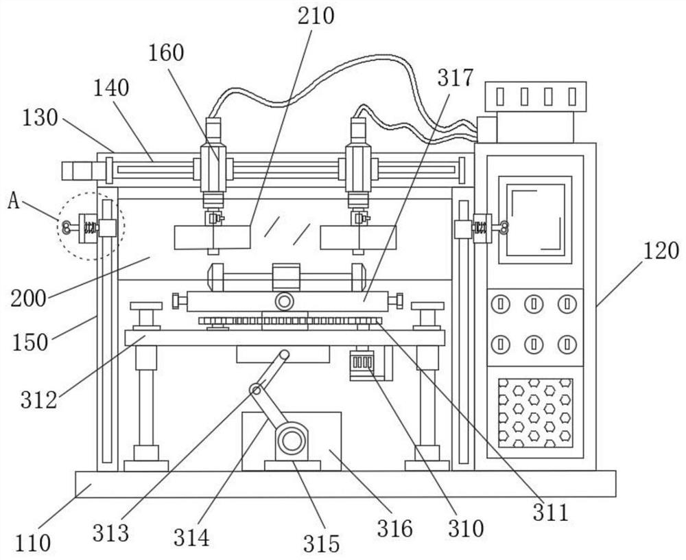 Protective welding device for precise sheet metal parts