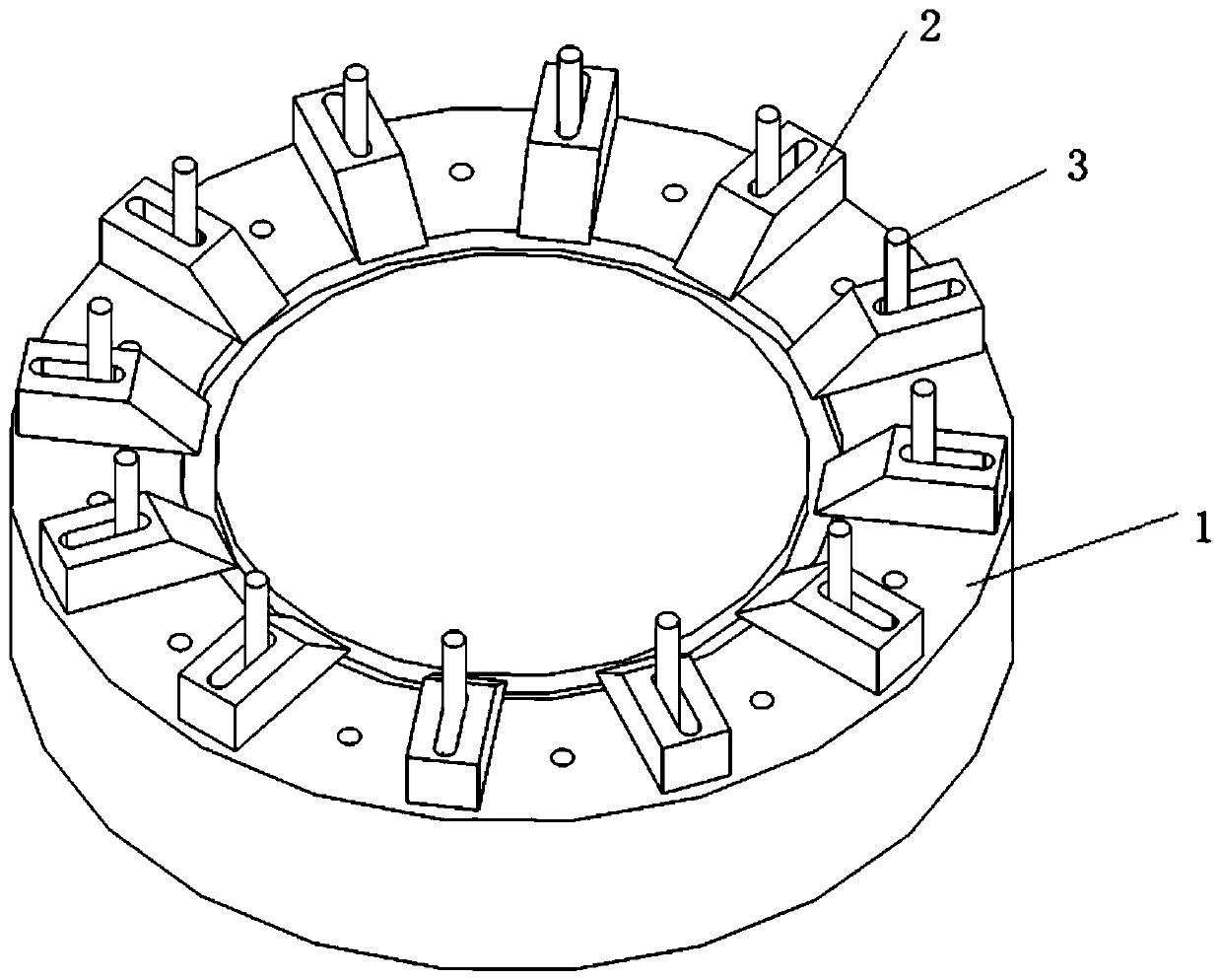 Method and device used for guaranteeing wall thickness of metal plate forming thin-wall ring part