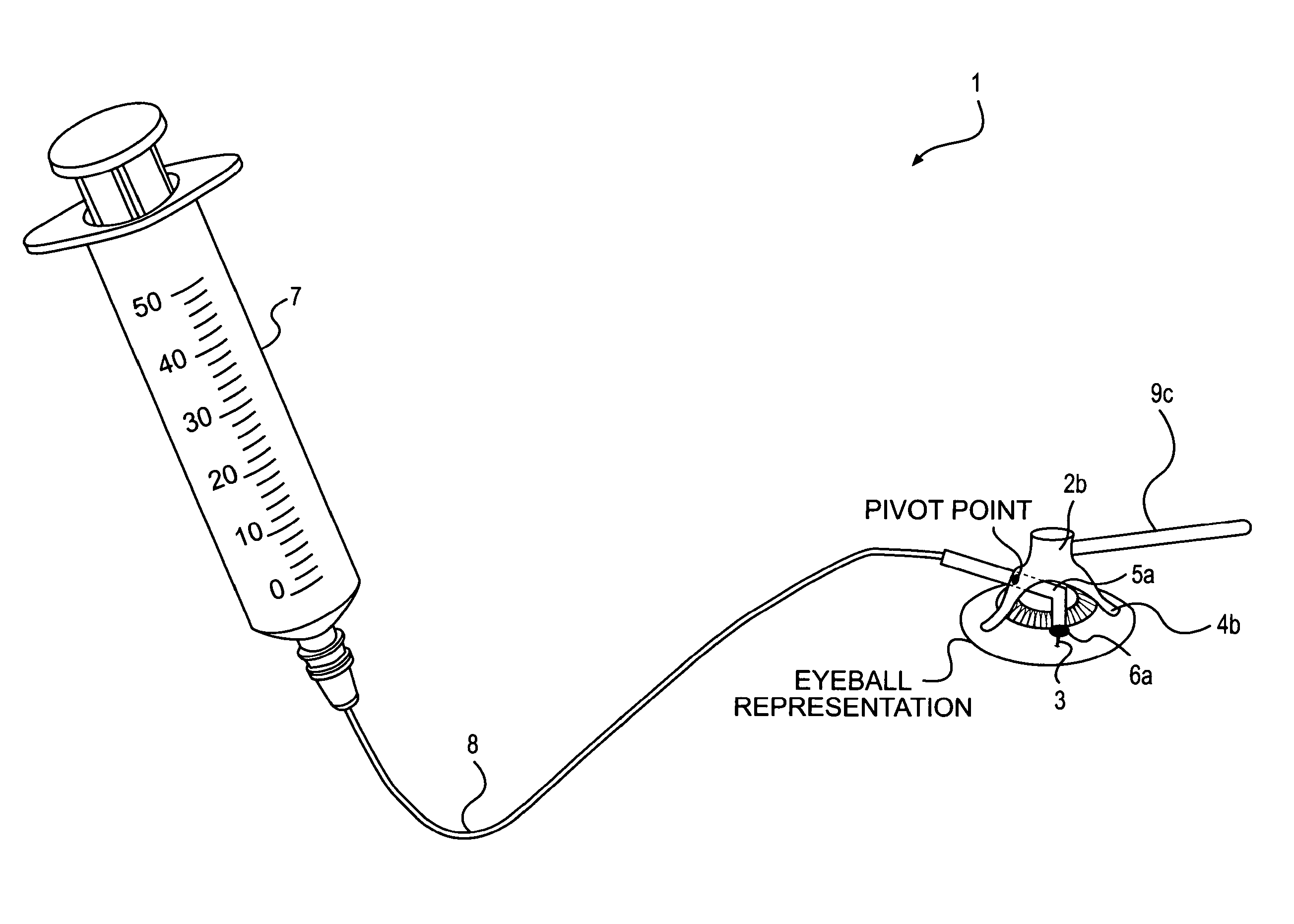 Device and method for the controlled delivery of ophthalmic solutions