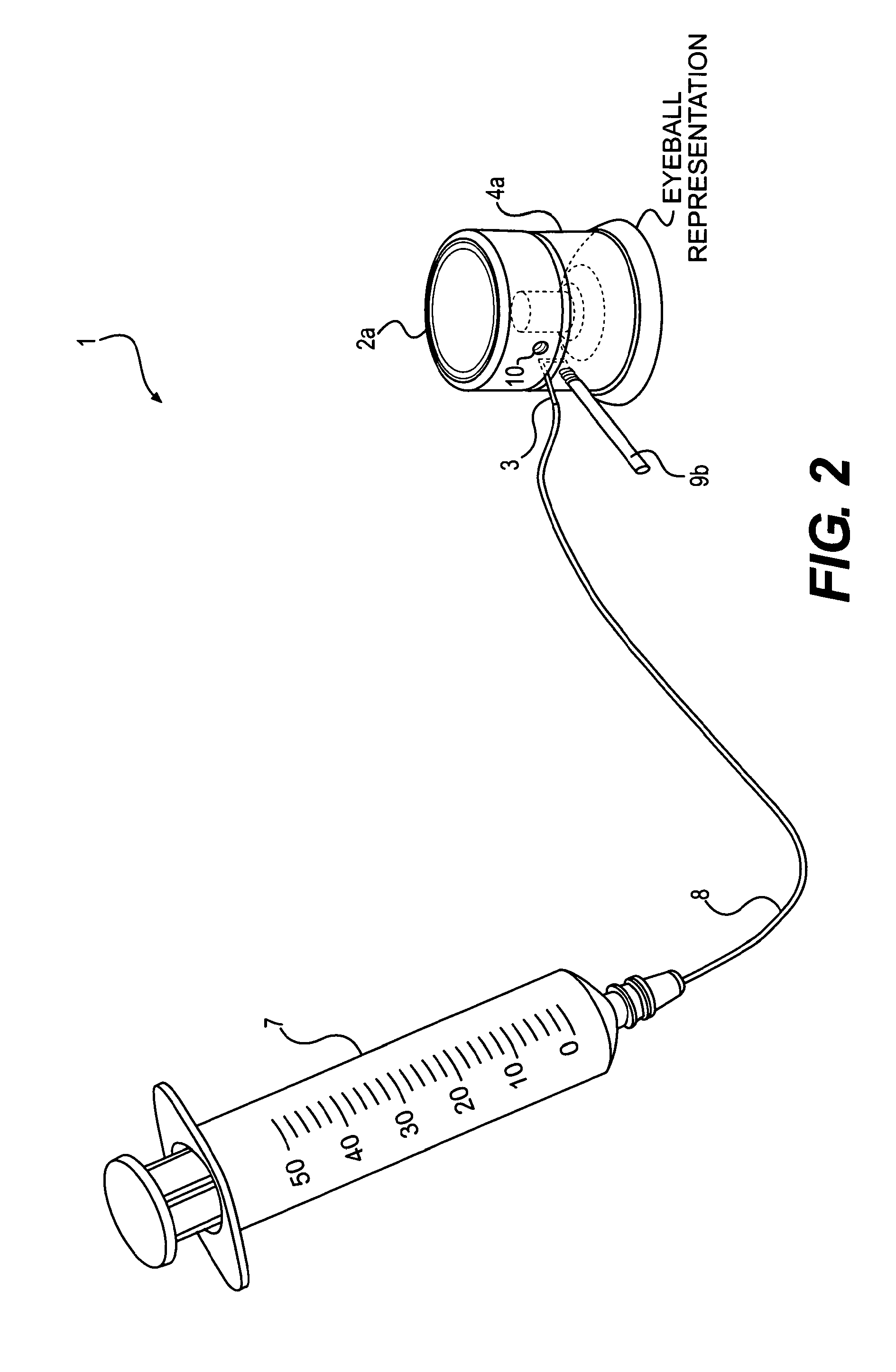 Device and method for the controlled delivery of ophthalmic solutions