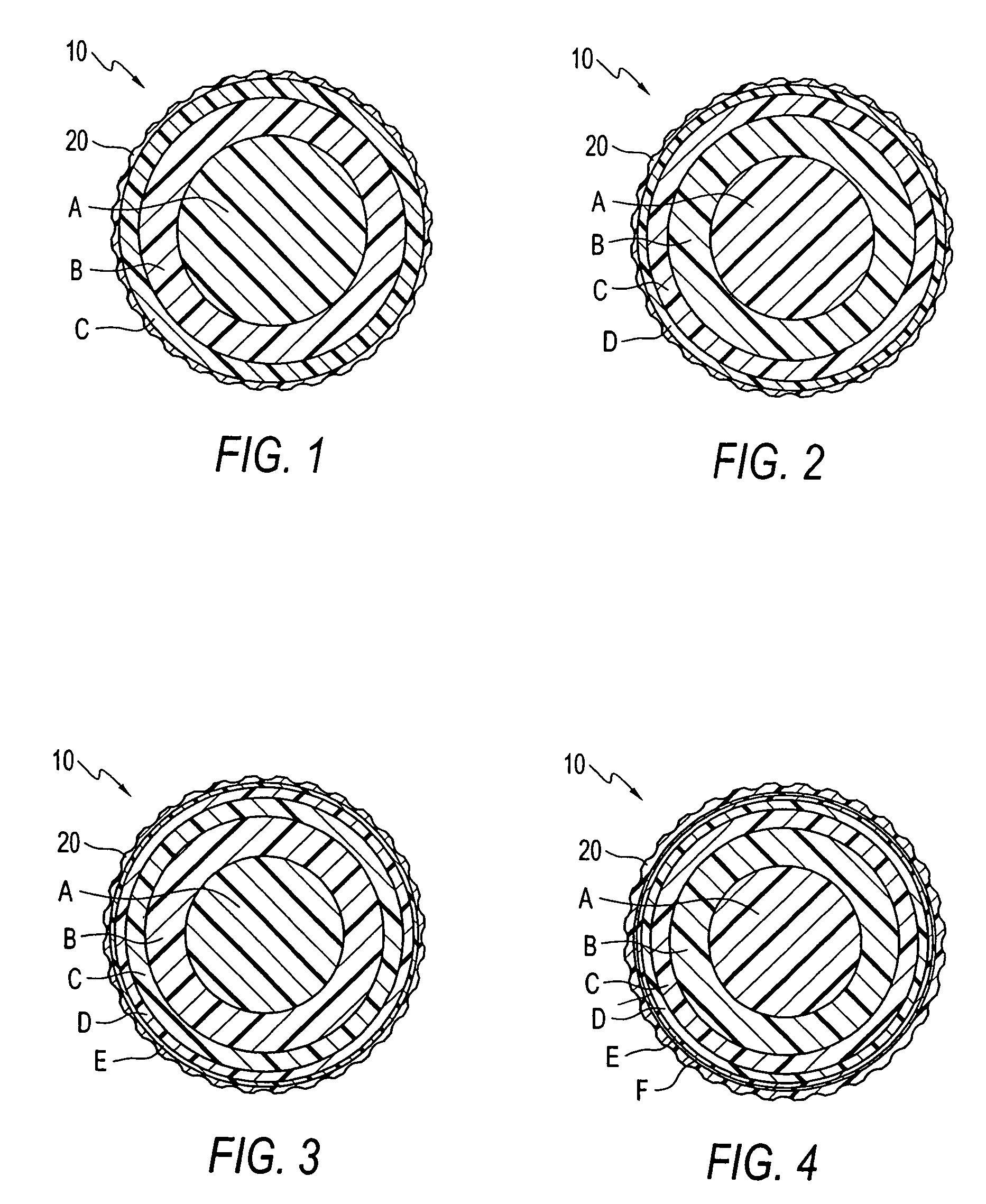 Golf ball with multi-layered core