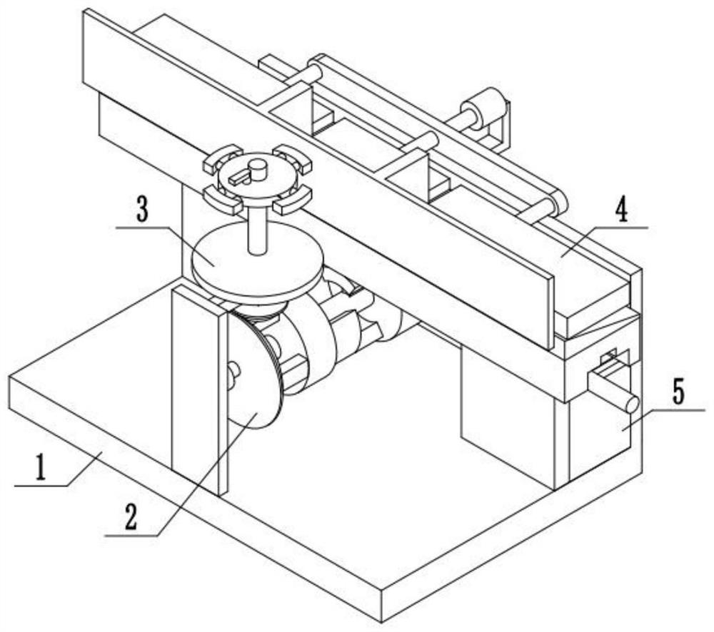 Short pipe outer circle grinding device for factory machining