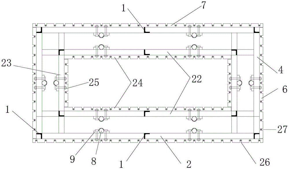 Construction method of large-scale cast-in-place thin-walled high piers integrally formed with rigid skeleton reinforcement cage