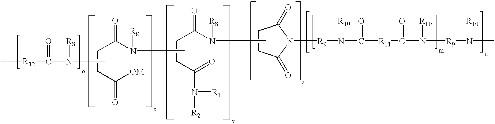 Polyaspartate derivatives for use in detergent compositions