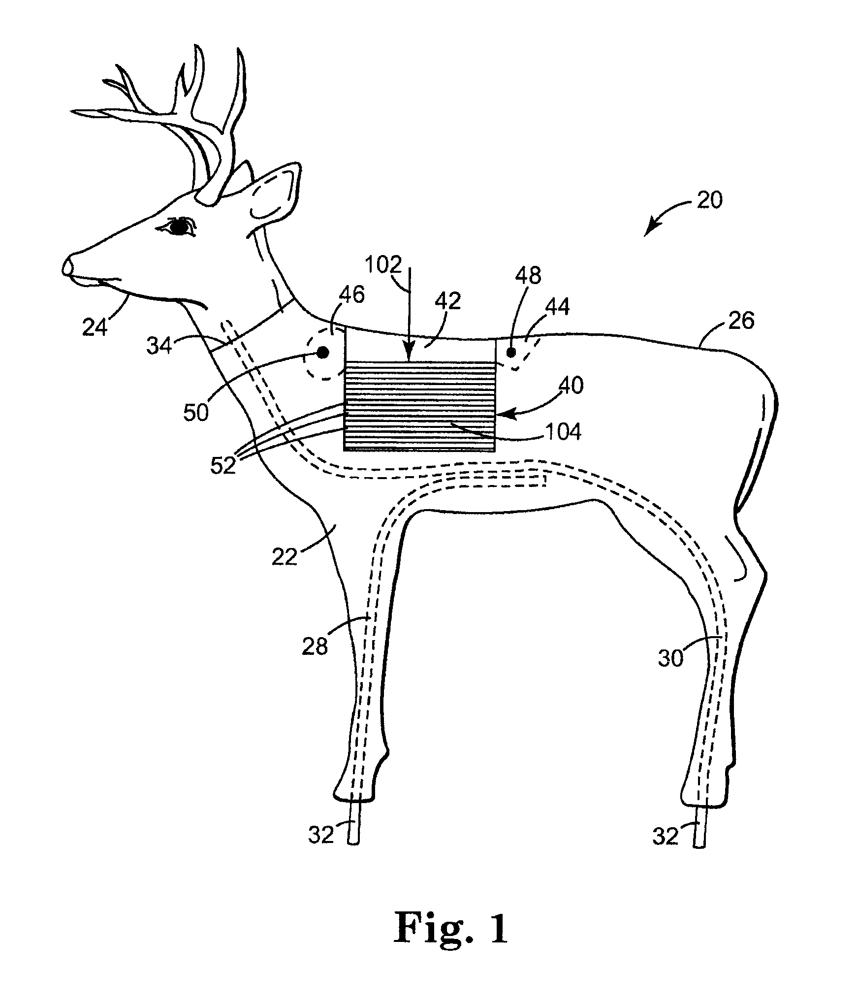 Archery target with covering layer