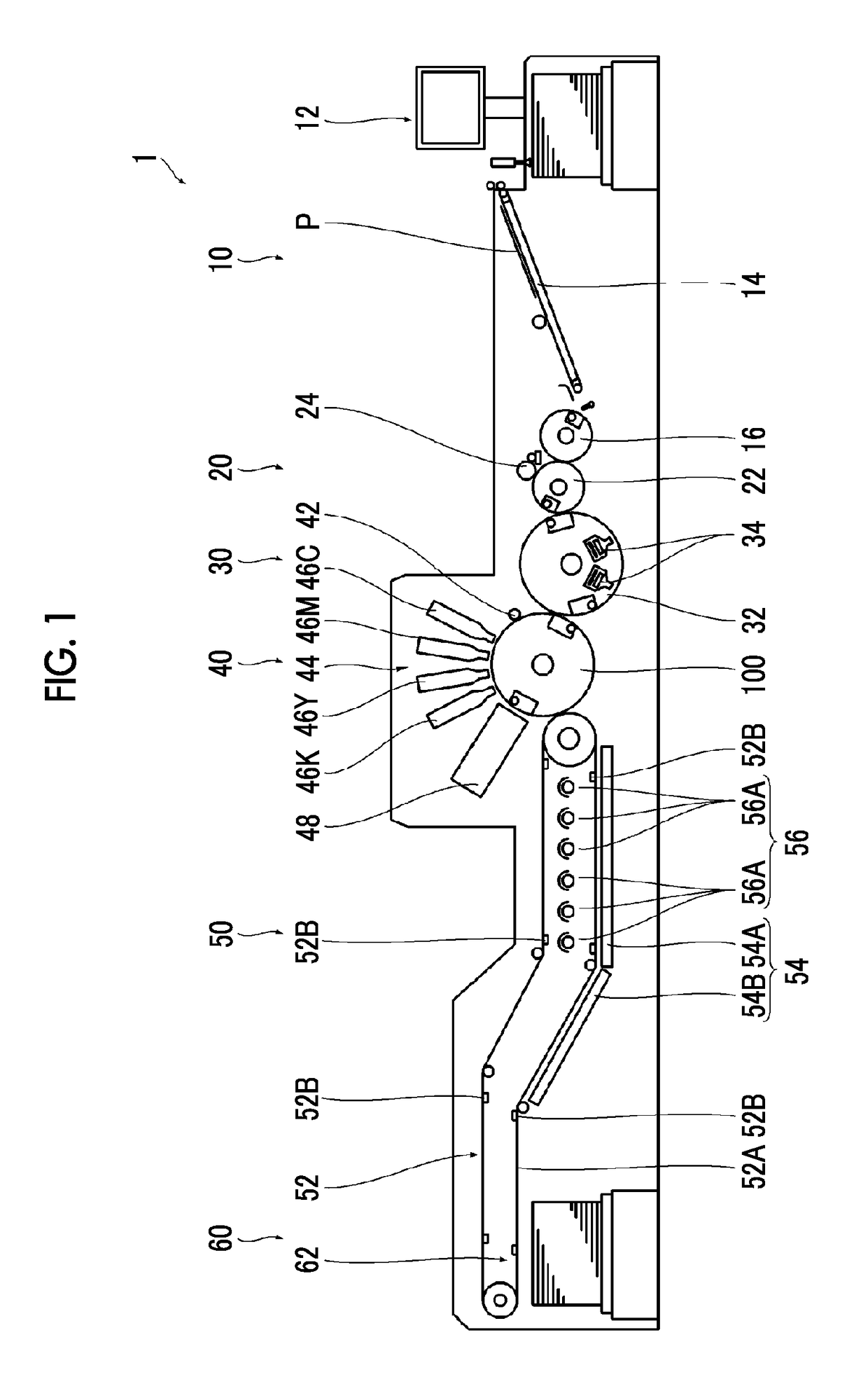 Ink jet recording device and density unevenness correction method therefor