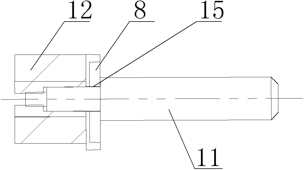 Detecting tool structure for night driving lamp shell