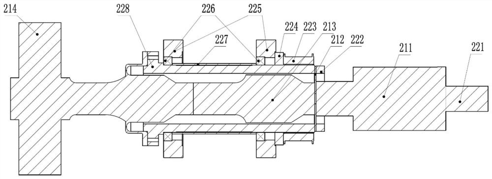 Longitudinal-radial coupled vibration integrated ultrasonic roll welding tool head