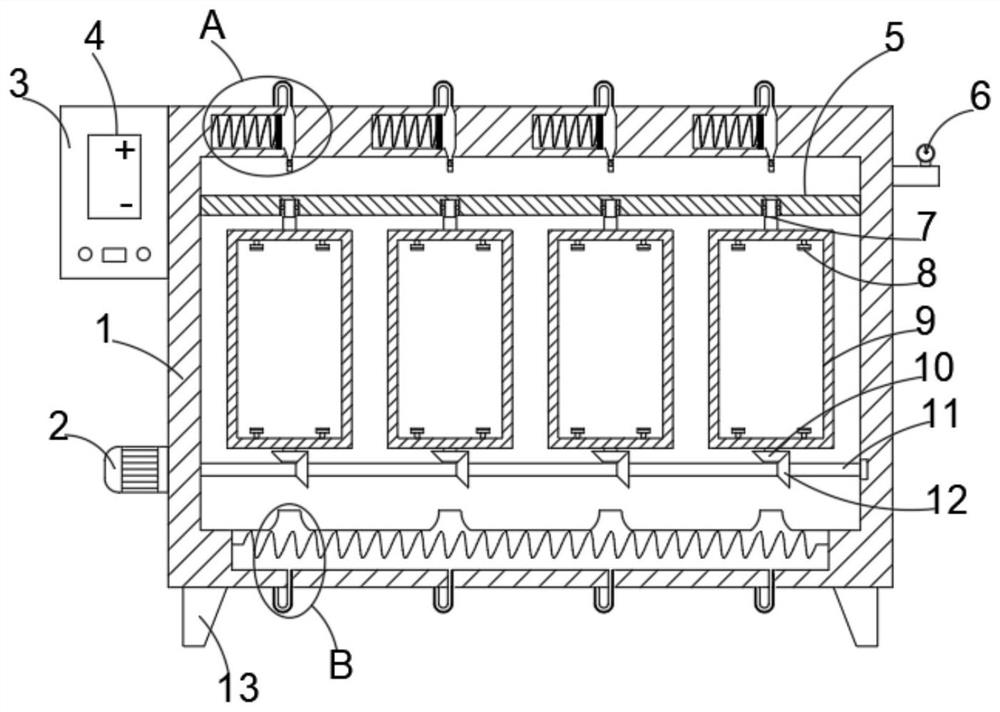 A textile drying equipment with waste heat recovery function