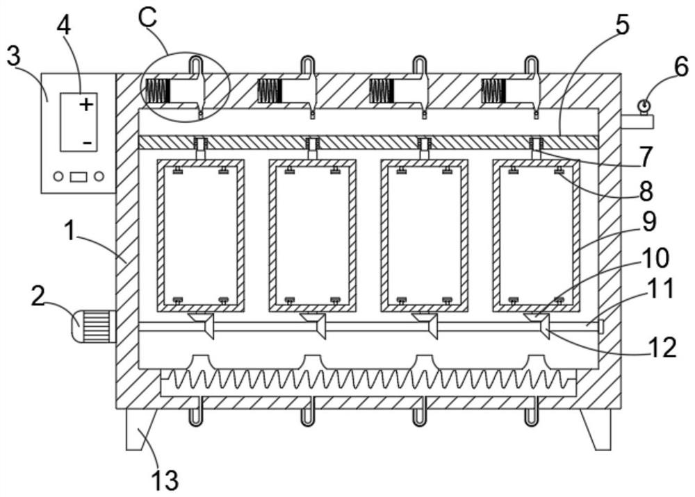 A textile drying equipment with waste heat recovery function