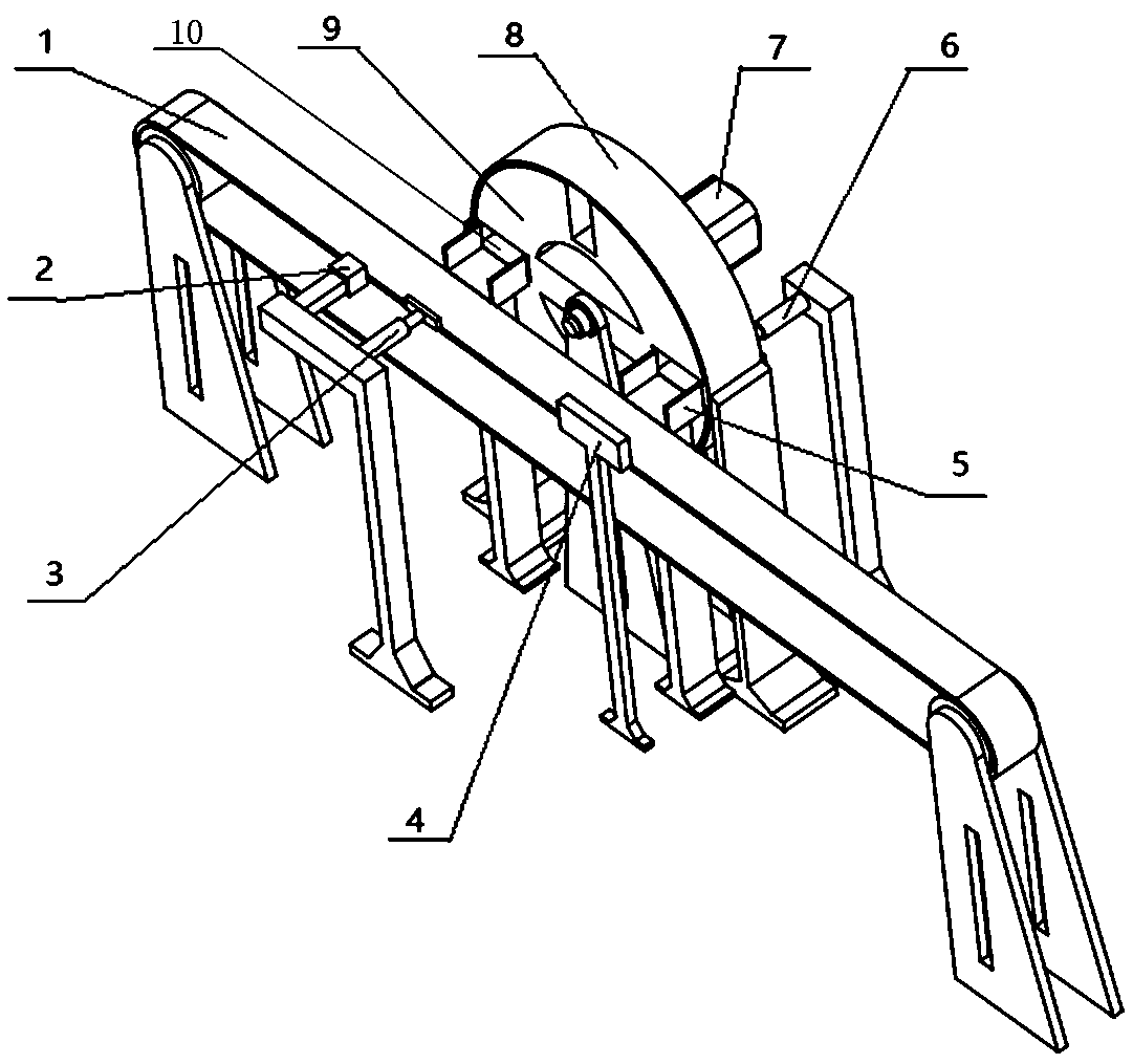 Workpiece turnover and correction mechanism based on image identification