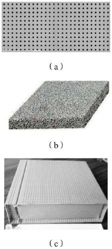 Composite inner wall with sound absorption and image display functions and application thereof