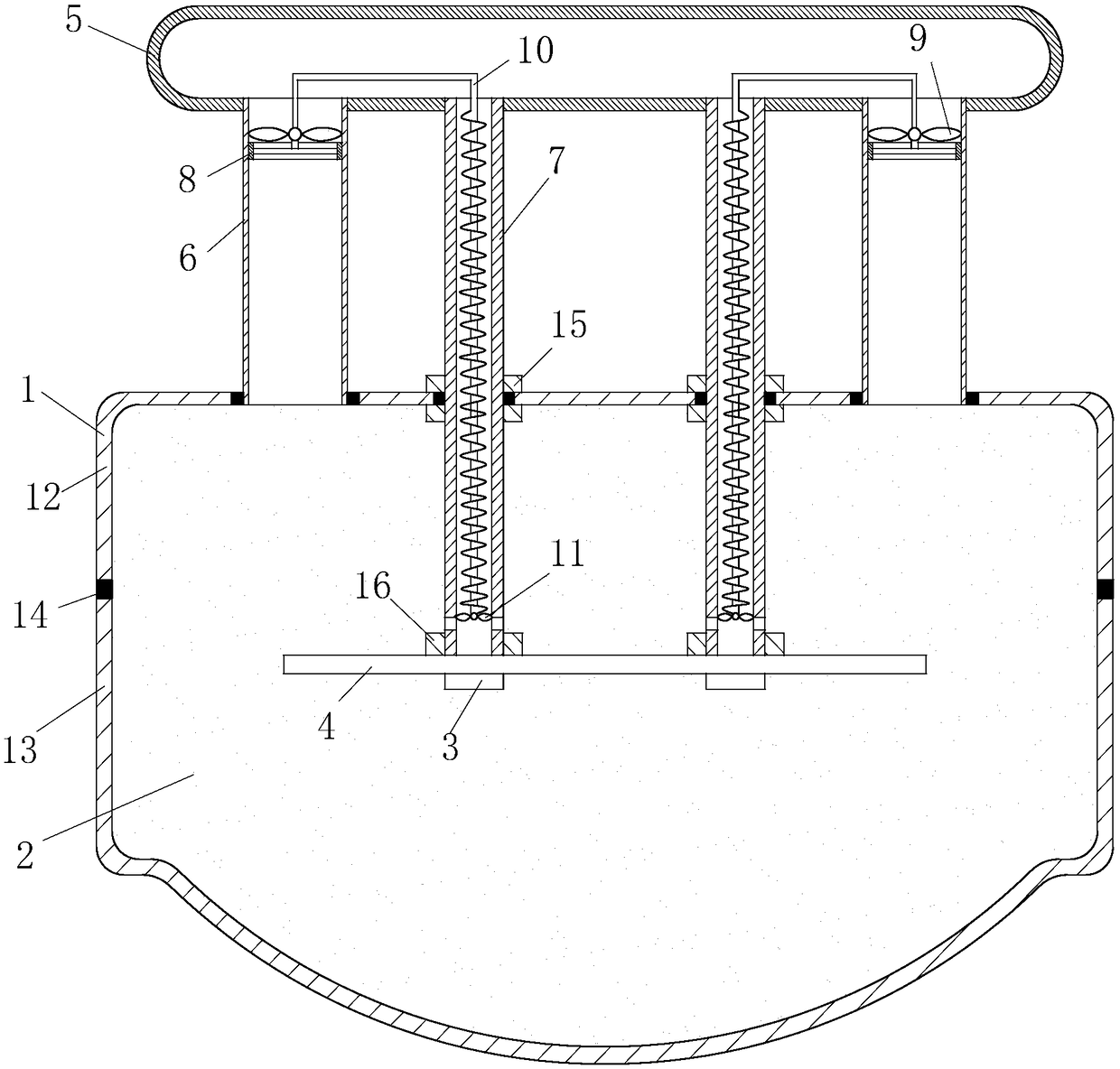 Method for prolonging service life of LED lamp