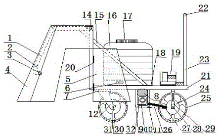 A self-propelled safe and efficient agricultural spraying vehicle