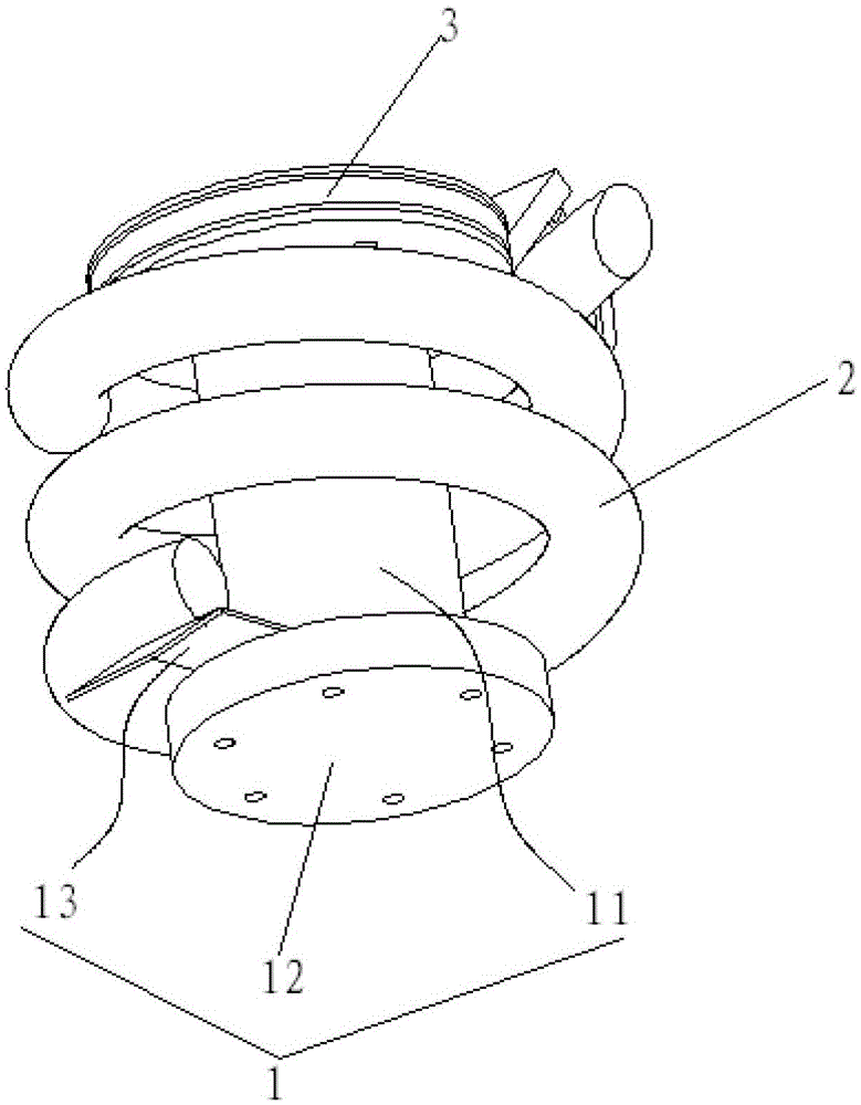 Six-axis routing device and industrial robot using it