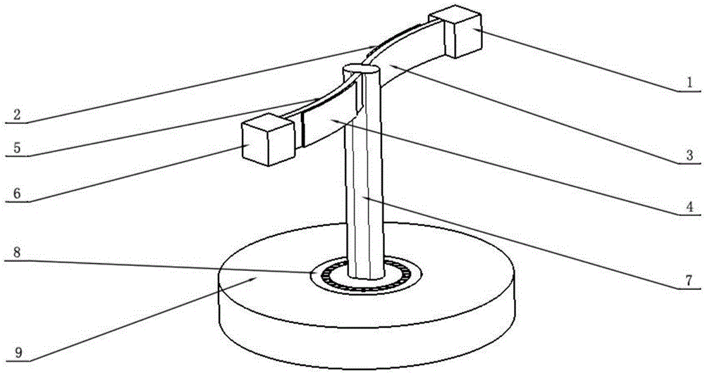 Piezoelectric fibre-based inertial rotating driving device