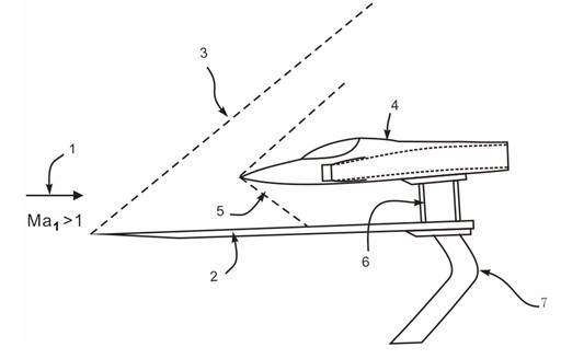 Device for changing Mach number in supersonic velocity wind tunnel model experiment and working method